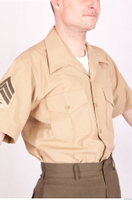  Photos Army Officer Man in uniform 1 20th century Army Officer beige shirt upper body 0010.jpg